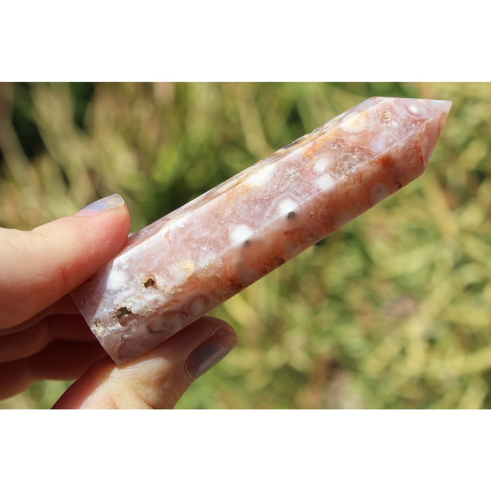 Druzy Flower Agate Point